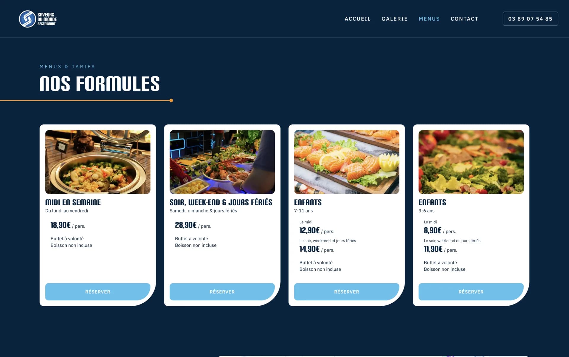 Saveurs du Monde - Restaurant buffet à volonté · Capture 5