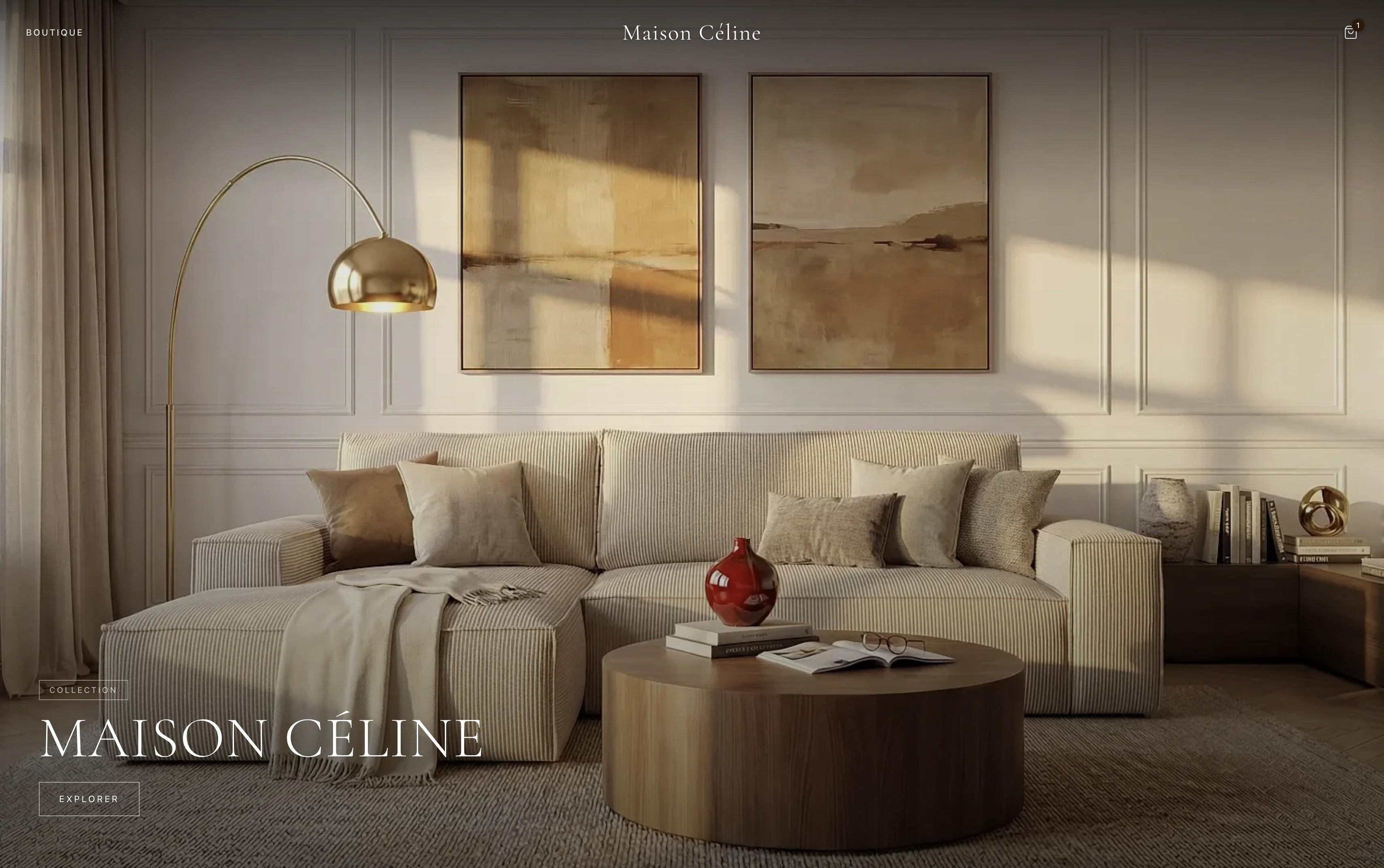 Maison Céline - Boutique en ligne artisanale